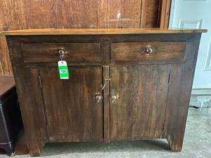 lot 126 image: Antique Wooden Sideboard