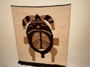 lot 160 image: Vintage South American Woven Wall Hanging