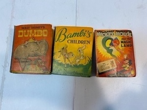 lot 183 image: 1940s Childrens Disney Mini Books including Dumbo, Bambi and Mickey Mouse