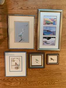 lot 113 image: Art Depicting a Variety of Colorful Nature Subjects