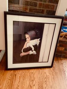 lot 119 image: Amish Girl with her Cat