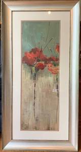 lot 175 image: Framed Print named From Scarletts Garden