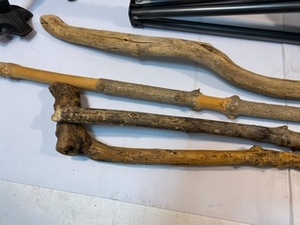 lot 267 image: Walking Sticks and Portable Folding Chair