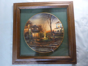 lot 42 image: Terry Redlin Aroma of Fall Framed Collector Plate