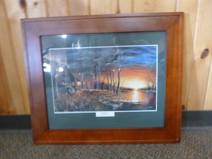 Jim Hansel "Sundown" Framed Print