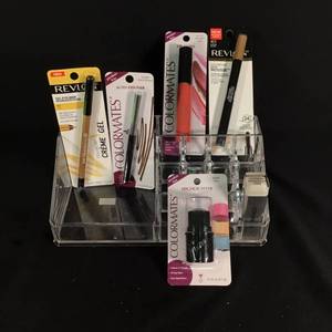 lot 15 image: Assorted Makeup Collection Revlon & Colormates with Highlighter, Eyeliner, & Mousse
