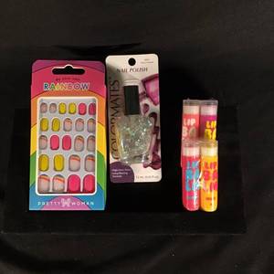 lot 18 image: Collection of Nail Art and Lip Balm Bundle
