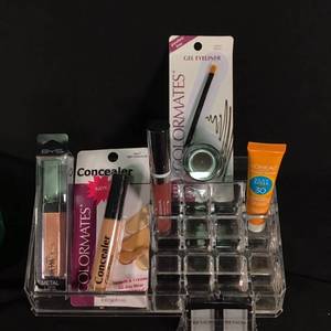 lot 20 image: Assorted Makeup Set Including BYS Metal Lips, Colormates Concealer, and More