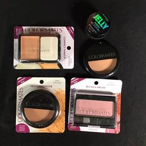lot 33 image: Collection of Colormates Makeup Products - Compact, Blush, Powder, and Gel