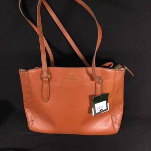 lot 34 image: Nanette Lepore Tan Leather Handbag