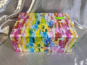 lot 53 image: Colorful Mystery Box with Polka Dot Design