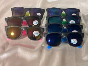 lot 84 image: Set of 8 UV Protection Sunglasses with Colorful Frames