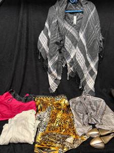 lot 105 image: Collection of Mixed Clothing and Shoe Forms