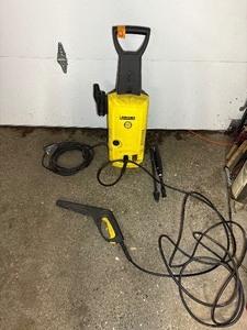 lot 62 image: Karcher 190098 pressure washer with hose and wand