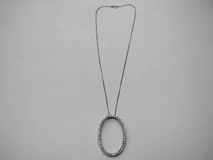 lot 243 image: .925sterling silver diamond necklace