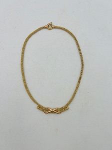 lot 22 image: 14k Gold necklace from Italy 17  long weight 18 grams