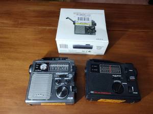 lot 220 image: Eton FR300 Multi-purpose Radio and CC Solar Observer radio
