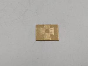 lot 46D image: Italy 14k gold WWI Iron Cross sheet .8g