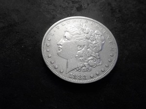 lot 5 image: 1883 S Morgan Silver Dollar