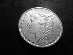 lot 6 image: 1885 Morgan Silver Dollar