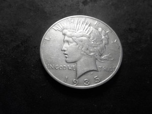 lot 36 image: 1935 S Peace Silver Dollar