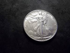 lot 51 image: 1946 S Walking LIberty Silver Half Dollar