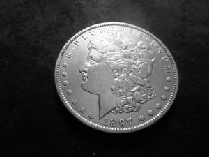 1897 O Morgan Silver Dollar