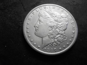 lot 16 image: 1897 S Morgan Silver Dollar