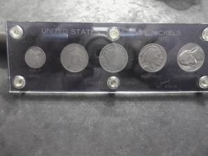 lot 20A image: United States Type Nickels.
