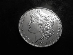 1878 Morgan Silver Dollar 7 Over 8 Tail Feathers