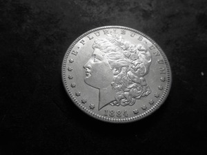 1884 S Morgan Silver Dollar
