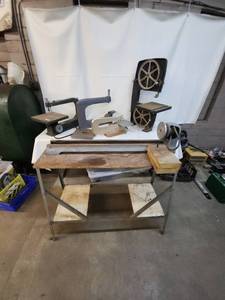 lot 22 image: Metal Fabrication Tools Set, Including Band Saw and Accessories - PARTS MACHINES