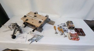 lot 30 image: Black & Decker Bench Top Workmate with Accessories