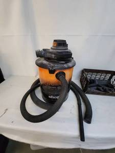 lot 35 image: Shop-Vac 10 Gallon 1.5 HP Portable Blower WetDry Vacuum with Accessories