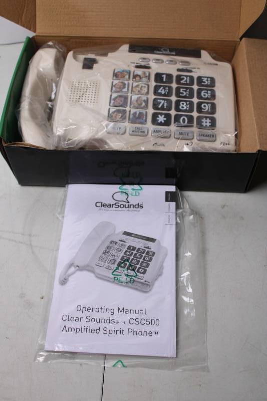 lot 147 image: ClearSounds CSC500 Amplified Spirit Phone - Unopened in Box
