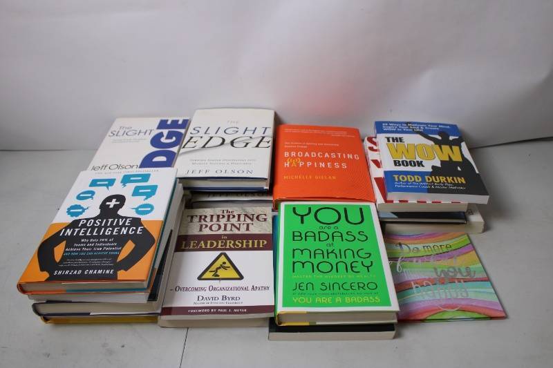lot 166 image: Collection of 15 Self-Improvement and Leadership Books