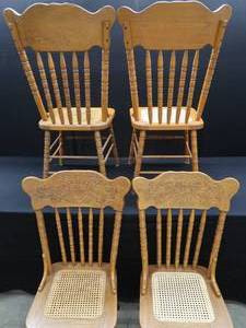 lot 31 image: 4 DINING CHAIRS