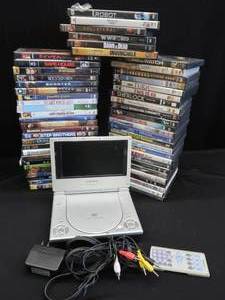lot 37 image: DVD PLAYER  OVER 50 DVDS