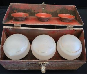 lot 30A image: VINTAGE FIRE EXTINGUISHERS