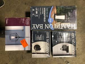 lot 34 image: Lot of Assorted Lighting Various Models and Conditions   Customer Returns See Pictures