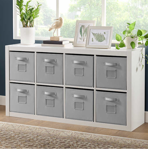 lot 67 image: Onin Room Divider with 8 Storage Bins