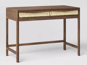 lot 95 image: Withania Desk with Drawers - Threshold Wood Composite, Home Office Furniture, Study Writing Table