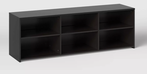 lot 101 image: Dorm Storage TV Stand for TVs up to 70 Black - Room Essentials