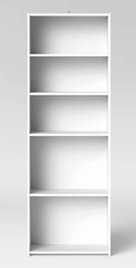 lot 401 image: 5 Shelf Bookcase - Room Essentials