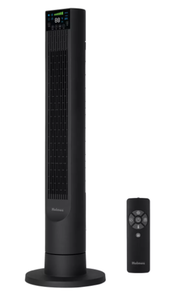 lot 410 image: Holmes 40 Breeze Max Tower Oscillating Fan with Clean Breeze