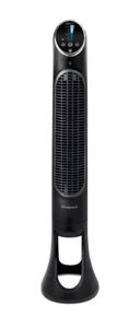 lot 417 image: Honeywell QuietSet 8-Speed Oscillating Tower Fan Black HYF290B Programmable Timer