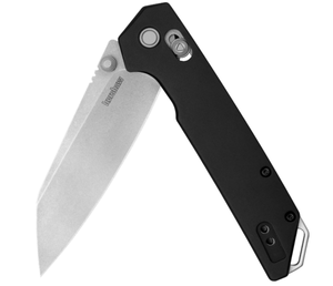 lot 465 image: Kershaw Iridium Reverse Tanto Folding Pocket Knife, Sleek 3.4 inch D2 Steel Blade, DuraLock Locking Mechanism