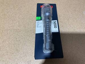 lot 218 image: NEBO Davinci 3200 Lumen LED Gray Rechargeable Handheld Flashlight