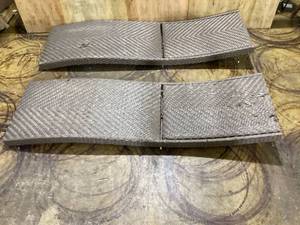 lot 422 image: LOT OF 2 Jordan Grey Faux Rattan Outdoor Chaise Lounge