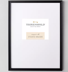 lot 209 image: Matted to 8x10 Gallery Wall Frame Black - Threshold designed with Studio McGee